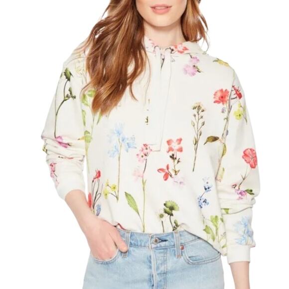 Parker Regina Floral Sweatshirt Size Large - Picture 3 of 9